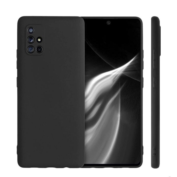 Samsung%20Galaxy%20A51%20Soft%20Silicon%20Matte%20Back%20Cover%20Protective%20Phone%20Case,%20Black%20-%20Image%207