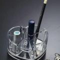 Heart Shaped Cosmetic Display Pen Cases Stand Box Makeup Organizers Storage Rack plastic cosmetic box  Best for Gift. 