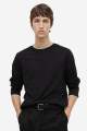 ELO - Tessentials Men's Contrast Crew Neck Long Sleeve Tee Shirt - Tshirt For Men / Tshirt For Boys. 