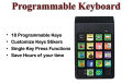 Programmable Keyboard 18 keys Keypad Customized Programing Programed with AutoHotKey. 