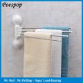 Towel Hanger for bathroom Shower room Suction cup Rotating Rack Bathroom. 