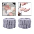1 Pair Washing Face Wrist Band Strap, Microfiber Wrist Towel Hair Band, Washable Soft, Skin Friendly and Durable. 