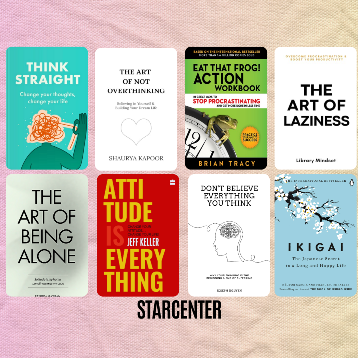 Best Of 8 Books Collection Self Help / Personal Development / Psychology / Business / Education