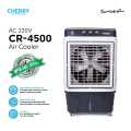 Cherry Air Cooler CR-4500 , AC-220V High Throw, Large Size Super Plus Fast Cool , 90 Liters , Auto Swing and Turbo Cooling Technology , 4 Way Movable , Ice Box Technology , 1 Year Warranty. 
