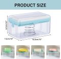 Multifunctional Drain Soap Holder Laundry Soap Box Hands-Free Foaming Soap Box Household Storage Rack Soap Rack Soap Sleeve 1+2. 