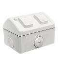 Clipsal Double Weatherproof Powerpoint Outdoor Power Outlet 10A GPO WSC227/2-RG. 