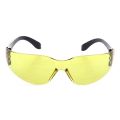 Yellow Clear Lens Indoor Outdoor Sports Safety Glasses Protective Eyewear. 