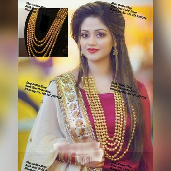mala with jhoomke  fashionable desing