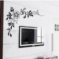 Black Corner Wall Sticker. 