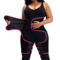 Neoprene Sauna Waist Trainer Corset three-in-one sports abdomen belt Thigh trimmer forming Workout Fitness. 