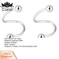 Carat Women Earrings Cute Spiral Cartilage Earrings. 