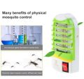 MS - Mini Mosquito Lamp LED Night Light Household Electronic Mosquito Repellent Lighting Socket EU Plug Fly Insect Killer Catcher - 1 Piece. 