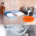 Self Adhesive Aluminium Foil Sticker Sheet Roll for Kitchen Silver/Golden - Oil Proof Waterproof Aluminum Sheet. 