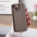 Solid Color Mobile Phone Case Suitable for IPhone 16/15/14/13/12/11promax Simple Fine Hole Anti-fall Mobile Phone Case. 