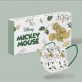 Christmas New Disney Mask Mickey Vinny Bear Donald Duck Winter Snowflake Cartoon Disposable Internet Celebrity Gift. 