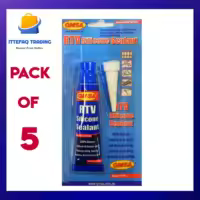 Pack of 5 Transparent/Clear GMSA RTV