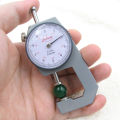 Pearl measuring instrument jewelry thickness gauge ruler caliper vernier caliper 0-20mm flat head measuring ball diameter. 