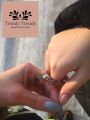 Trendy Trendy 1 Pair Heart Magnetic Love Ring For Couple Adjustable Rings For Girls Unisex Rings Broken Heart Ring For Couple. 