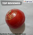 Cricket Practice Hard Ball (Synthetic) White & Red. 
