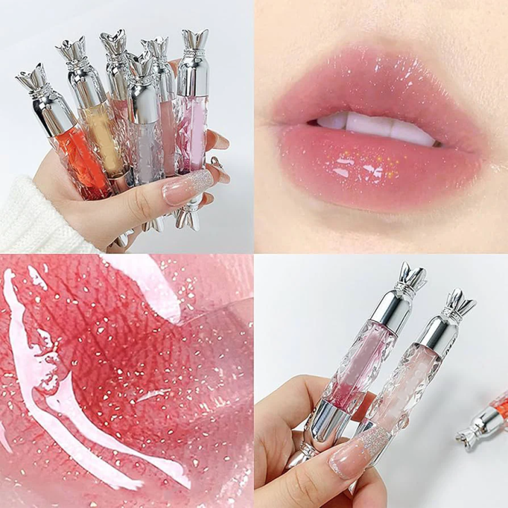 1 pc Candy Water Light Mirror Lip Gloss Moisturizing Natural Velvet Matte Lipstick Matte Lip Gloss Trendy Lip Gloss For Girls