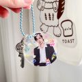 Kawaii DIY Acrylic Keychain Korean Idol Clear Pendant Bag Accessories Creative Decor. 