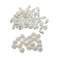NYT 20 Pcs Engraved Jewelry Making Beads Metal Ball 12X12Mm Round Lantern. 