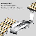 Men Watch Stainless Steel Top Quailty Luxury Push Button Hidden Clasp Waterproof Luminous Date Week Sport Wrist Watches. 