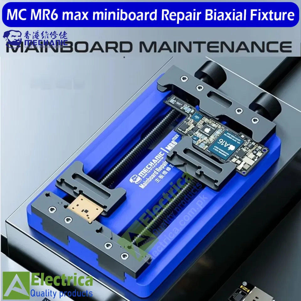 Mechanic MR6 Max Adjustable PCB Board Fixed Holder For Phone Motherboard  CPU Repair Rework Fixture IC Chip Soldering Clamp by Electrica