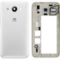 Huawei Y3 2017 Middle Frame Housing with Power and Volume Buttons and Camera Lens for Complete Body Casing Replacement For Y3 2017 - White. 