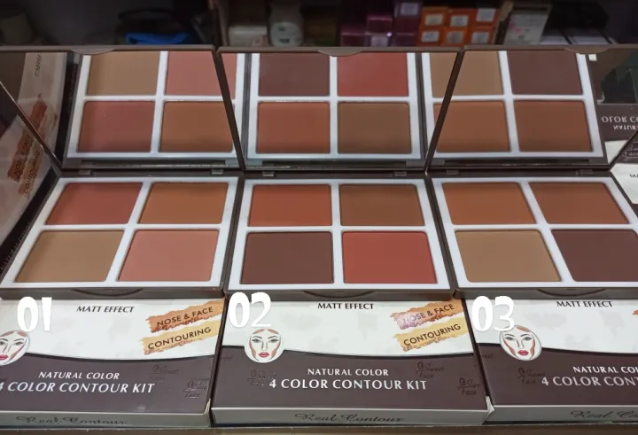 Sweet%20Face%20Matte%20Effects%20For%20Nose%20And%20Face%20Contouring%20Natural%20Colors%204%20Color%20Contouring%20Kit%20-%20Image%203