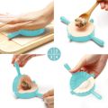 Set of 3 Samosa and Pastry patti maker triangle Dumpling mould making press machine sancha Pie Ravioli Different sizes Plastic Shaper New and Easy Kitchen Tools Device. 