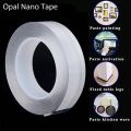 Nano Tape 3 Meter Double sides Transparent Silicone Strong Adhesive. 