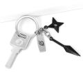 Key Chain Anime Cosplay Props Headband Kunai Shuriken Shuriken Model Key Ring Cartoon Cute Metal. 