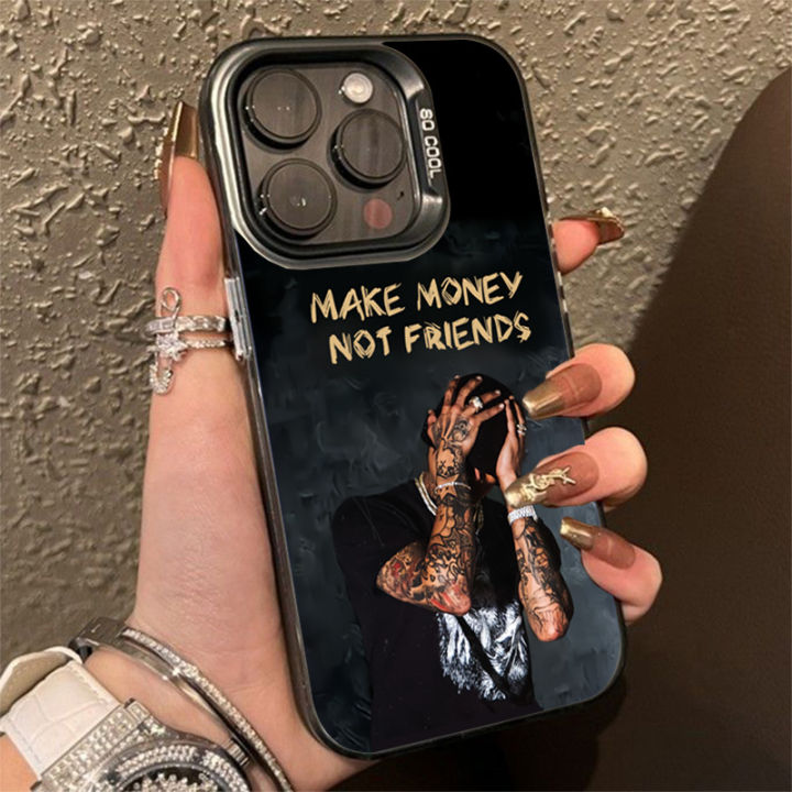 Trendy Inspirational Slogan IMD Phone Case For iPhone 14 13 12 11 15 Pro Max XR X XS 7 8 Plus Frosted Soft Shockproof Cover