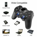 2.4G Wireless Lightweight and Comfortable Controller Gaming Gamepad Joystick for Android Phone PC TV（Three colors available）. 