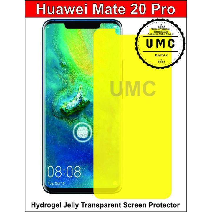 Huawei Mate 20 Pro Screen Protector Jelly Clear