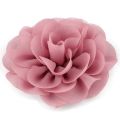 8.5cm Newborn Chiffon Petals Poppy Flower Hair Clips Rolled Rose Fabric Hair Flowers For Kids Girls Hair Accessories. 