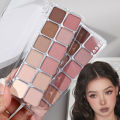 Eyeshadow Palette 12 Color All Matte Korean Tea Apricot Eye Makeup Palette Daily Makeup Long Lasting Eye Shadows. 