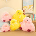 Cute Dundun Little Yellow Duck Doll Piggy Doll Plush Toy Ragdoll Pillow Birthday Gift for Children and Girls. 
