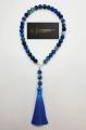 Blue Aqeeq Prayer 33 Beads 10mm  Tasbeeh | Zikr Tasbeeh | Prayer Beads. 