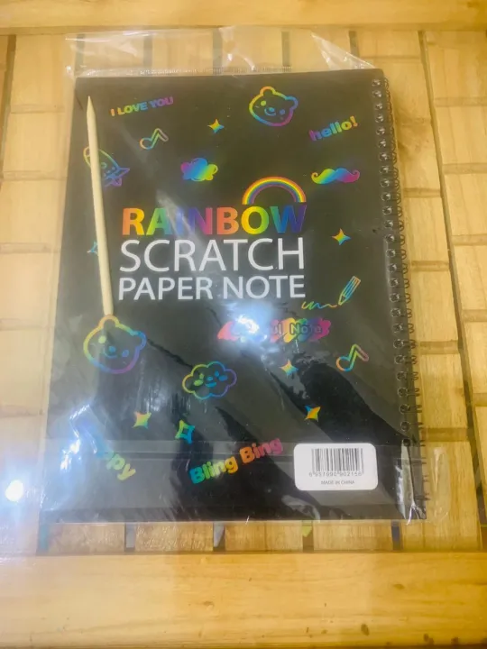 Large%20SCRATCH%20NOTE%20PAD%20Scratch%20book%20with%20wooden%20stick%20scratch%20notepad%20size%2026cmx19cm%20-%20Image%202