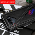 Biruiqu For ASUS ROG 5 Rog Phone 5 Cooling Matte Soft TPU Untra Thin Anti-Slippery Protective Phone Case. 