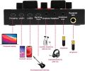Legendary Live Broadcast Microphone BM800 Condenser Microphone Set With V8 Sound Card Condenser Microphone Bundle Live Sound Card kit with Adjustable Mic Arm Stand Desk for Studio Recording & Broadcasting. 
