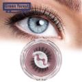 Green forest Artificial Eyelashes Dense Multi-layers Self Sticking False Lashes. 