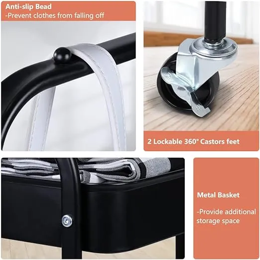 Floor%20Standing%20Clothes%20Rack,%20Household%20Clothes%20Rack%20with%20Wheels%20And%202%20Baskets,Multipurpose%20Organiser%20Shelf%20for%20Bedroom%20Laundry%20Rolling%20cart%20for%20Garment%20Storage%20and%20Garment%20Laundry%20Use%20-%20Random%20Color%20-%20Image%208