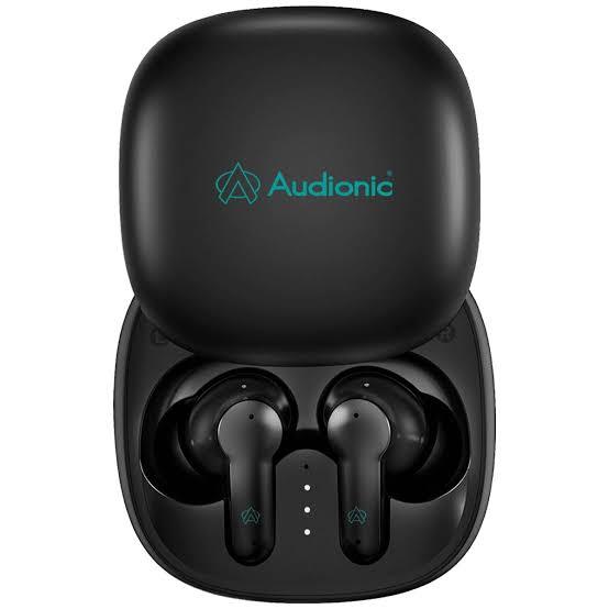 Audionic Airbud 550 Slide Earbuds - Best Wireless ENC Airbuds - Environmental Noise Cancellation Feataure - 1 Year Brand Warranty