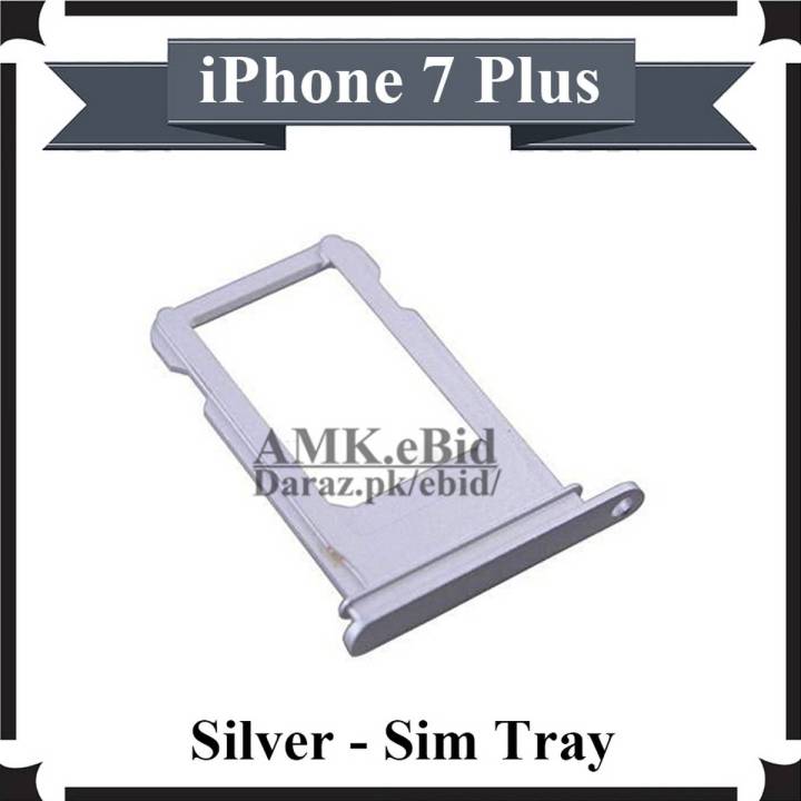 Apple iPhone 7 Plus Tray Sim Jacket Sim Slot Sim Door For iPhone 7 Plus - Silver