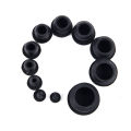 10pcs Silicone Rubber Snap-on Hole Plug 2.5-14mm Blanking End Caps Seal Stopper ANLAN. 