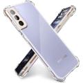 Samsung Galaxy S21 Plus Transparent Silicone Case - Soft TPU, Crystal Clear, Protective Back Cover. 