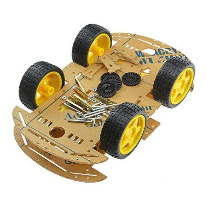 4WD Robotic Car- Four wheel drive Car - Arduino Car kit